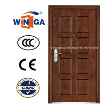Best Sell Price Winga Security Steel MDF Armored Door (W-A6)